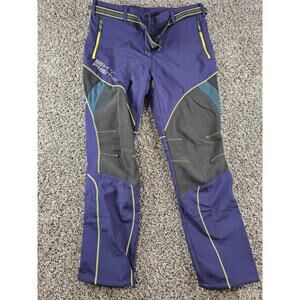 Mouflon Extreme Sports Pants Size 34 Purple, Dark Gray Poly Extreme Team